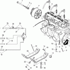 800 XCR - S03SB8AS Крепление двигателя