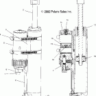 440 PRO X FAN COOLED - S03NX4FS Shock (rear track)