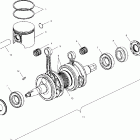 600 CLASSIC - S03ND6ES Поршень и коленвал