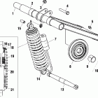 SUPERSPORT M-10 X F/O - S03NF5BS Rear torque arm (m-10)