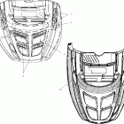500 CLASSIC TOURING - S03ST4BS Hood  foam / foil