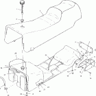 TRAIL TOURING - S02ST5BS Seat and gas tank