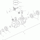 800 RMK 159 VERTICAL ESCAPE - S03NN8CS Поршень и коленвал