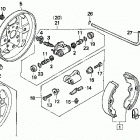 TRX300 300 front brake