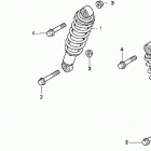 TRX300 Передние аммортизаторы
