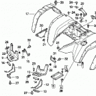 TRX300 Заднее крыло