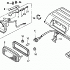 TRX300 Фонарь задний