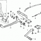 TRX300 Подножки