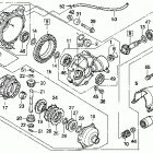 TRX300 300 fw front final gear