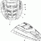 700 SKS - S02SS7CS Капот и его части