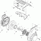 TRAIL TOURING - S02ST5BS Blower housing & recoil starter