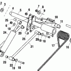 800 RMK F/O 156 - S02NM8CS Rear torque arm