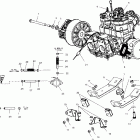 600 XC SP F/O - S02NP6ES Крепление двигателя