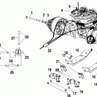 700 RMK 144 STOCK - S02NK7CSA Крепление двигателя