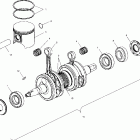 500 XC SP - S02NP5CSA Поршень и коленвал