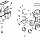 700 RMK 144 STOCK - S02NK7CSA Масляный бак и воздуховод