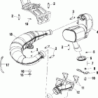 700 RMK 144 STOCK - S02NK7CSA Выхлопная система