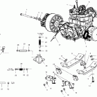 600 CLASSIC - S02ND6ES Крепление двигателя