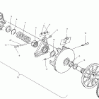 800 XC SP STOCK - S02NP8CSB Drive clutch (electric start models)