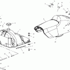 500 CLASSIC - S02ND4BS Seat and gas tank