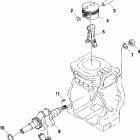 120 XCSP - S02WB1AS Поршень и коленвал