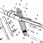600 XC SP M-10 F/O - S02NE6ES Front torque arm (m-10)