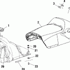 700 CLASSIC BUILT BEFORE 1/1/01 - S02ND7CS Seat and gas tank