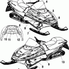 500 XC SP - S01NP5CS Наклейки