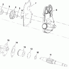 500 RMK 136' - S01SR5AS Водяной  и масляный насосы