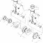 SUPERSPORT EDGE - S01NB5BS Поршень и коленвал