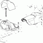 600 PRO X - S01NX6ES Seat and gas tank