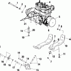 600 CLASSIC TOURING - S01ST6ES Крепление двигателя