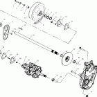 600 PRO X - S01NX6ES Приводной вал