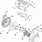 SPORT TOURING - S01SD5BS Blower housing & recoil starter