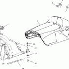 800 LE - S01ND8BS Seat and gas tank
