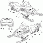 600 RMK 136' - S01SR6DS Наклейки