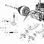 500 XC SP - S01NP5CS Крепление двигателя