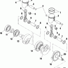 SPORT TOURING - S01SD5BS Поршень и коленвал