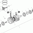 440 PRO X - S01NX4CS Поршень и коленвал
