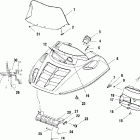 INDY 340 DELUXE - S01LD3AS Капот