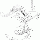 INDY 340 DELUXE - S01LD3AS Front suspension and ski