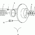 500 INDY - S00SB4BS Привод сцепления
