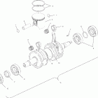 600 XC DELUXE - S00SD6DS Поршень и коленвал