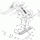 INDY 340 DELUXE - S00LD3AS Front suspension and ski