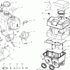 600 XC DELUXE - S00SD6DS Масляный бак и воздуховод