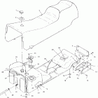 CLASSIC TOURING - S00ST4BS Seat and gas tank