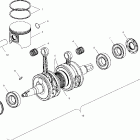 500 XC SP - S00SP5CS Поршень и коленвал