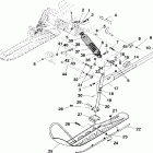 INDY 340 TOURING - S00LT3AS Front suspension and ski