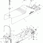 600 TRIUMPH - S00SB6AS Seat and gas tank