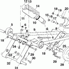 440 XCR - 099SX4CS Front torque arm
